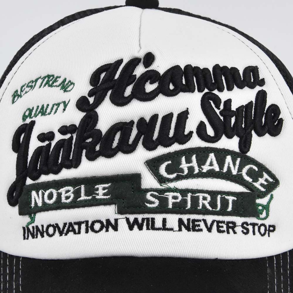 Mũ Lưỡi Trai Phối Lưới Thêu Họa Tiết Phong Cách Hip Hop Hàn Quốc Thời Trang Cho Nam Và Nữ