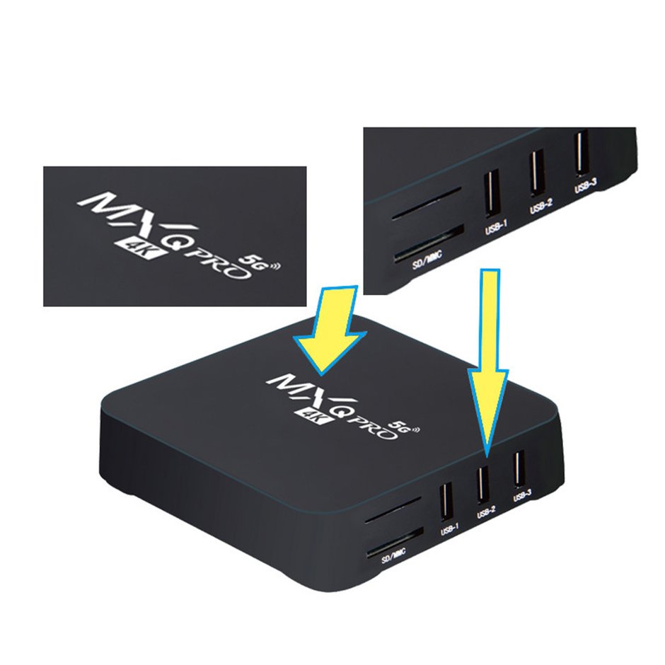 Hộp truyền hình MXQ Pro 5G 4K RK3229-5G SMART 1+8G Người chơi Vedio đáng tin cậy