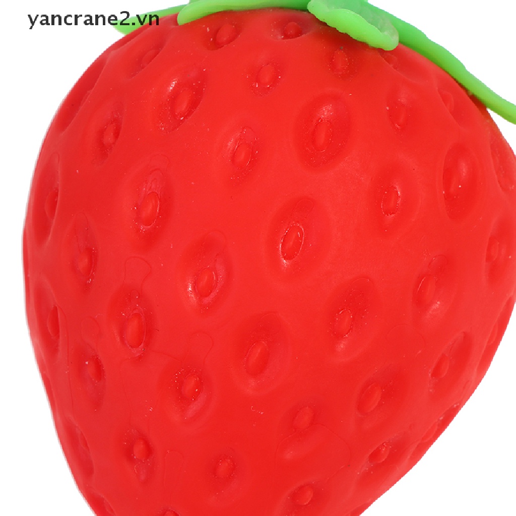 Đồ chơi squishy Giảm Stress Hình Trái Dâu Tây Dễ Thương Cho Bé {yancrane2.vn} {YAN2}