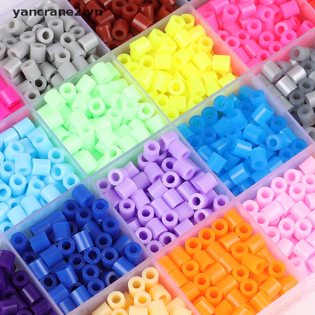 Hạt Hama 24 Màu 5mm Làm Đồ Chơi 3D DIY Cho Bé yancrane2.vn