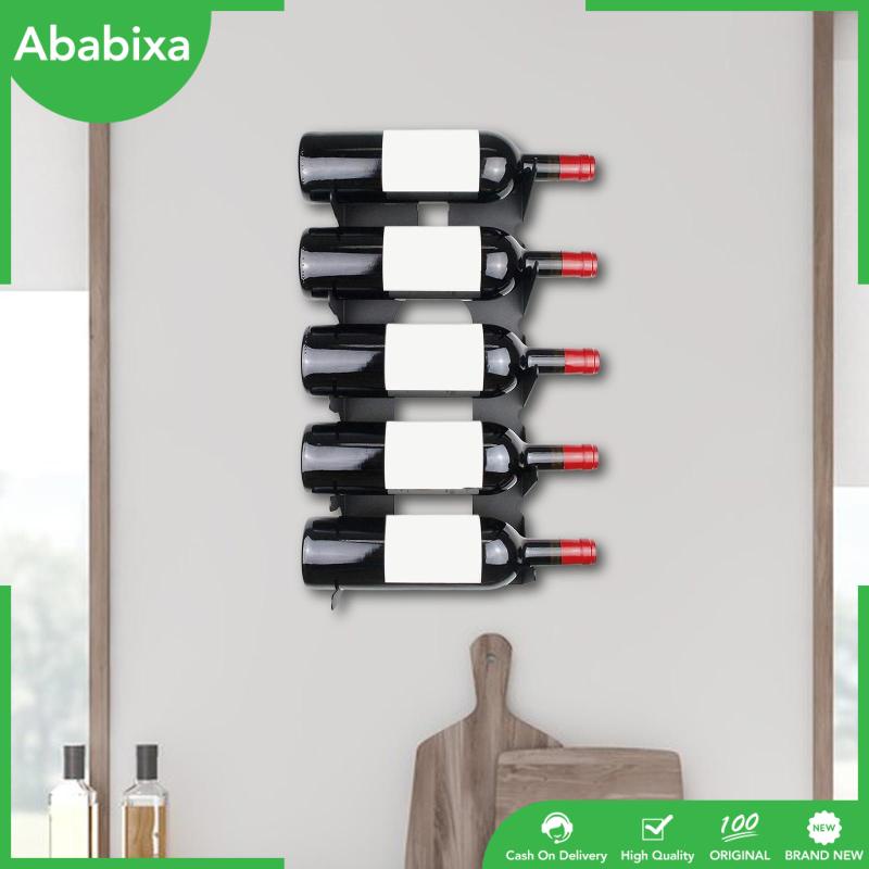 Giá Đỡ Chai Lọ Bằng Kim Loại Gắn Tường Tiện Dụng Cho Phòng Bếp / Phòng Ăn