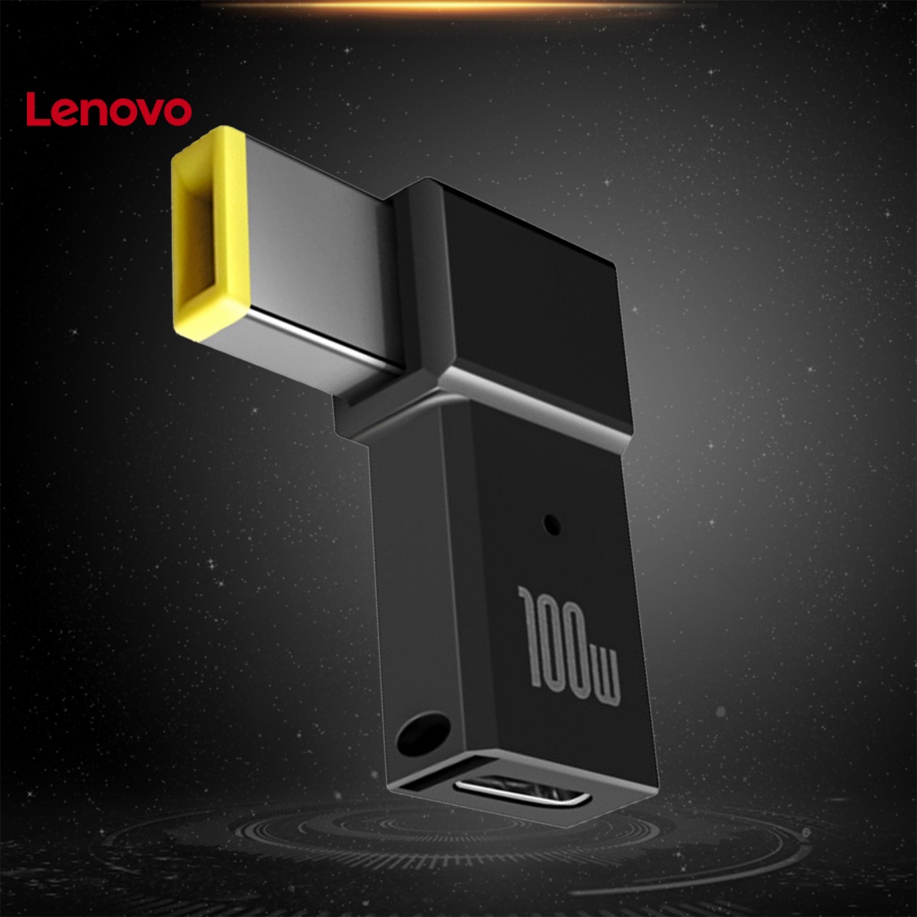 Bộ Chuyển Đổi Sạc Nhanh PD 100W Type-C Sang Vuông Cho ThinkPad
