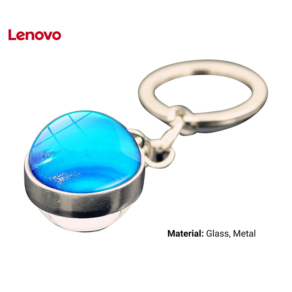 Móc Khóa Quả Cầu Thủy Tinh Hai Mặt Hình Hoa Hướng Dương Hệ Mặt Trời Trang Trí Điện Thoại