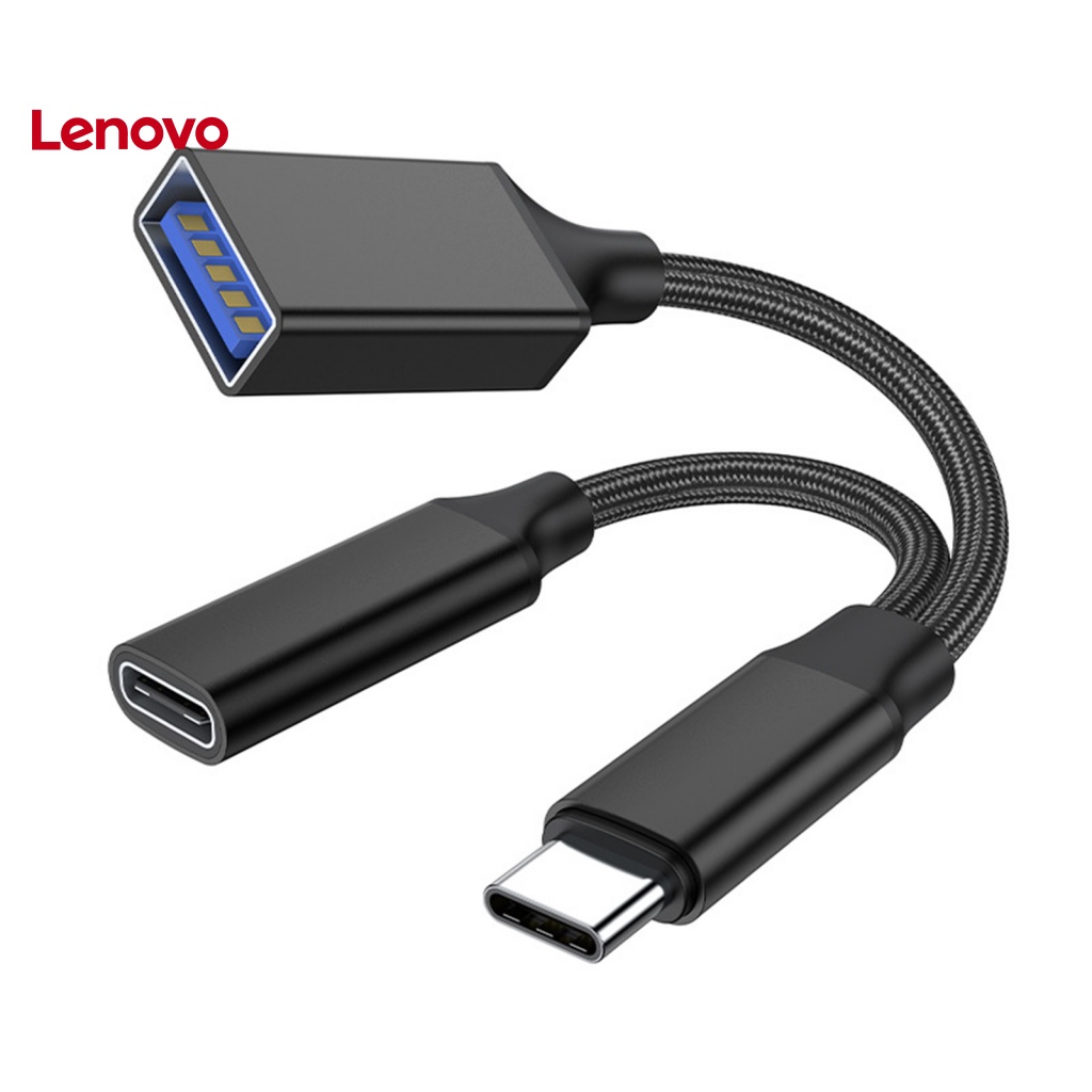 Dây Cáp Sạc USB C OTG Hai Trong Một Tốc Độ Cao Chống Gió Ổn Định Đầu Ra USB-C Cho Điện Thoại / Máy Tính