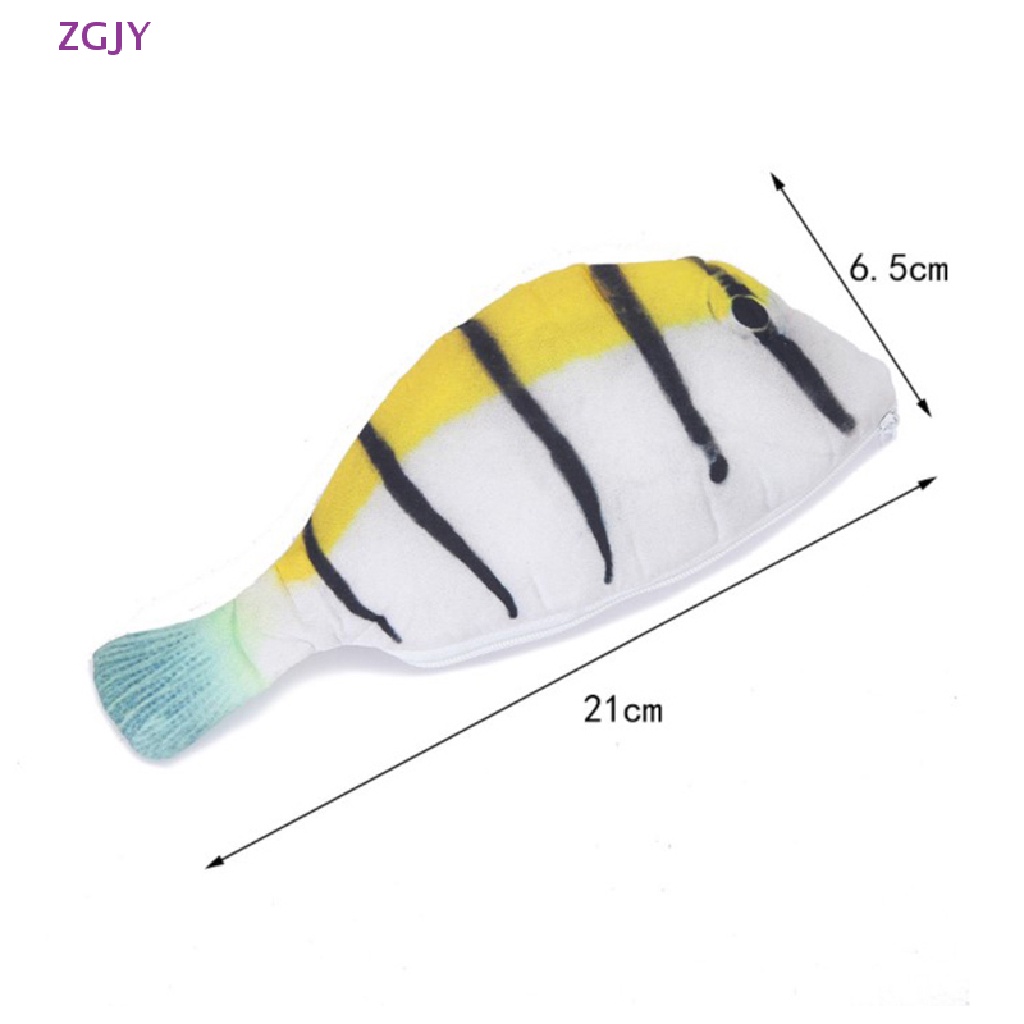 1 Hộp Đựng Bút Hình Cá Sáng Tạo Dễ Thương Mới