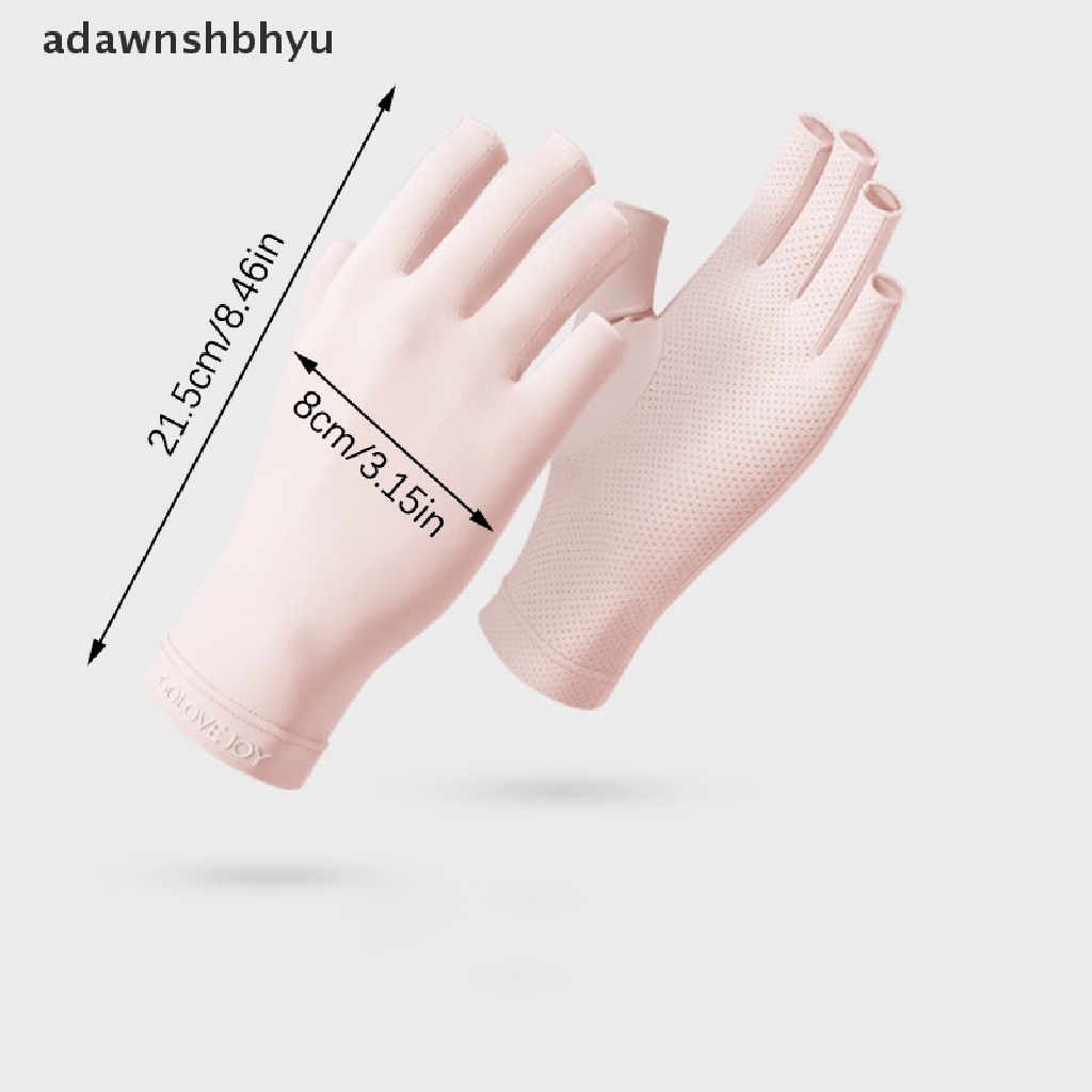 1 Đôi Găng Tay Chống Tia UV Không Ngón Tiện Dụng Khi Làm Móng