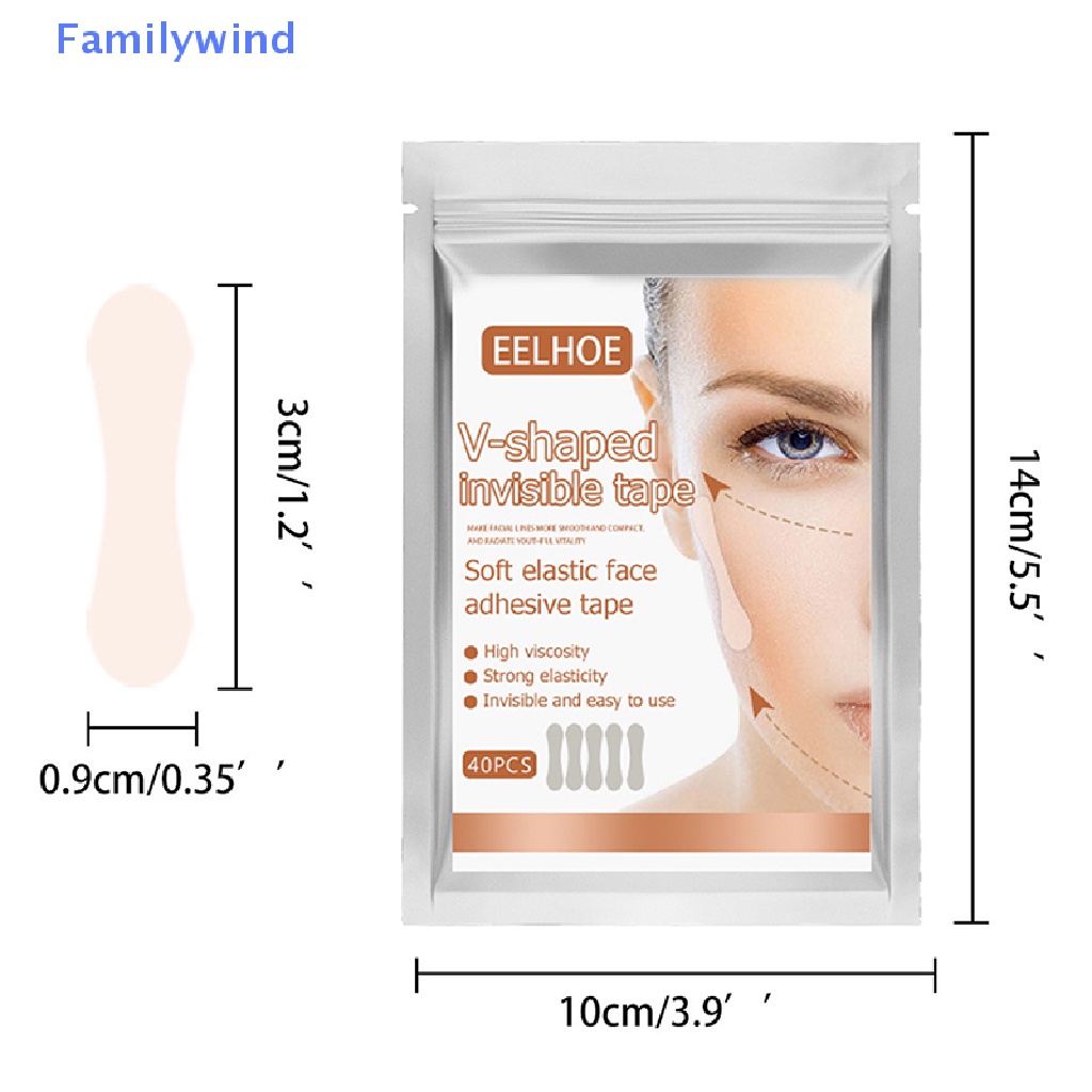 Set 40 Miếng Dán Nâng Cơ Mặt Tạo Cằm Chữ V Chống Nếp Nhăn