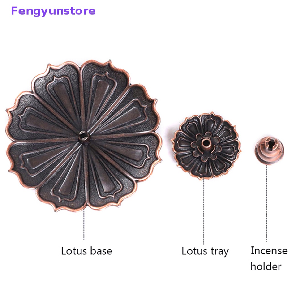Đế Đốt Trầm Hương Hình Hoa Sen Độc Đáo Trang Trí Bàn Làm Việc