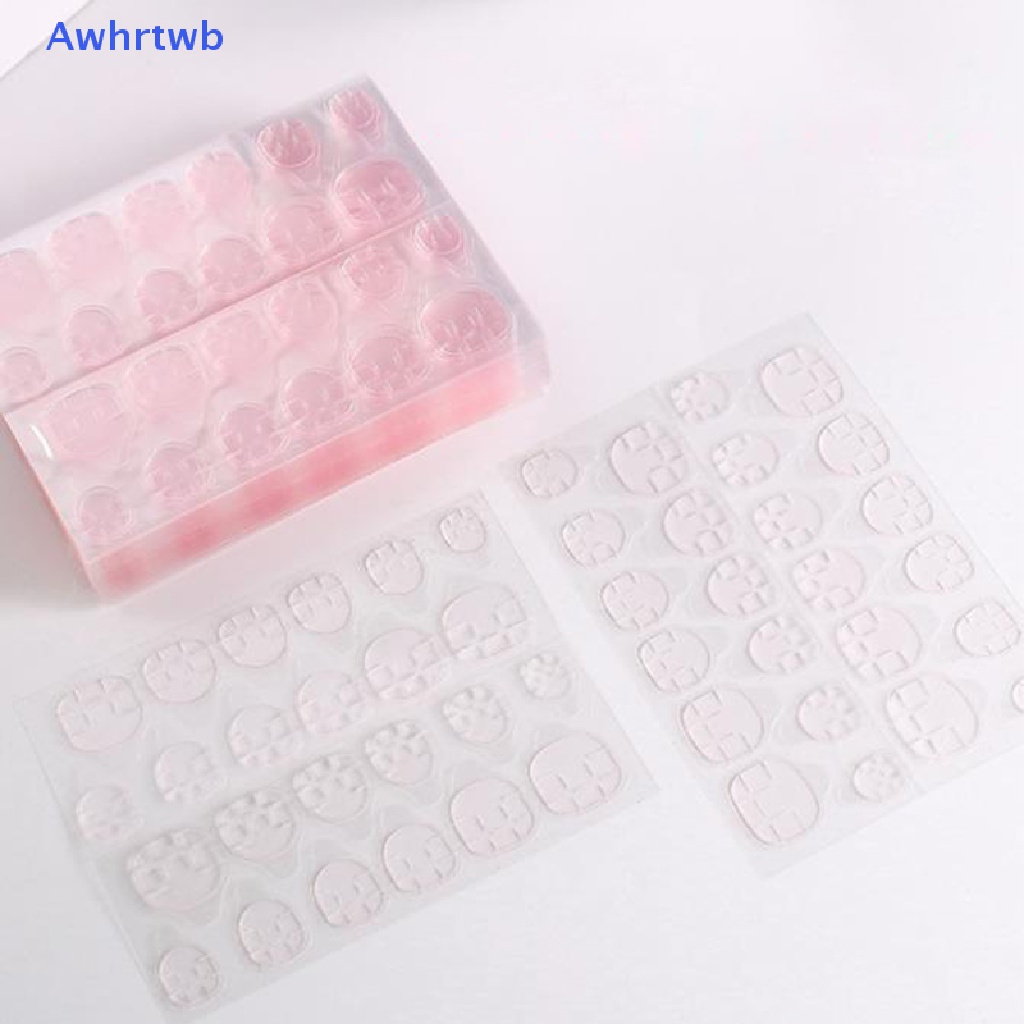 Set 240 Miếng Dán Hai Mặt Trong Suốt Trang Trí Móng Tay Mới