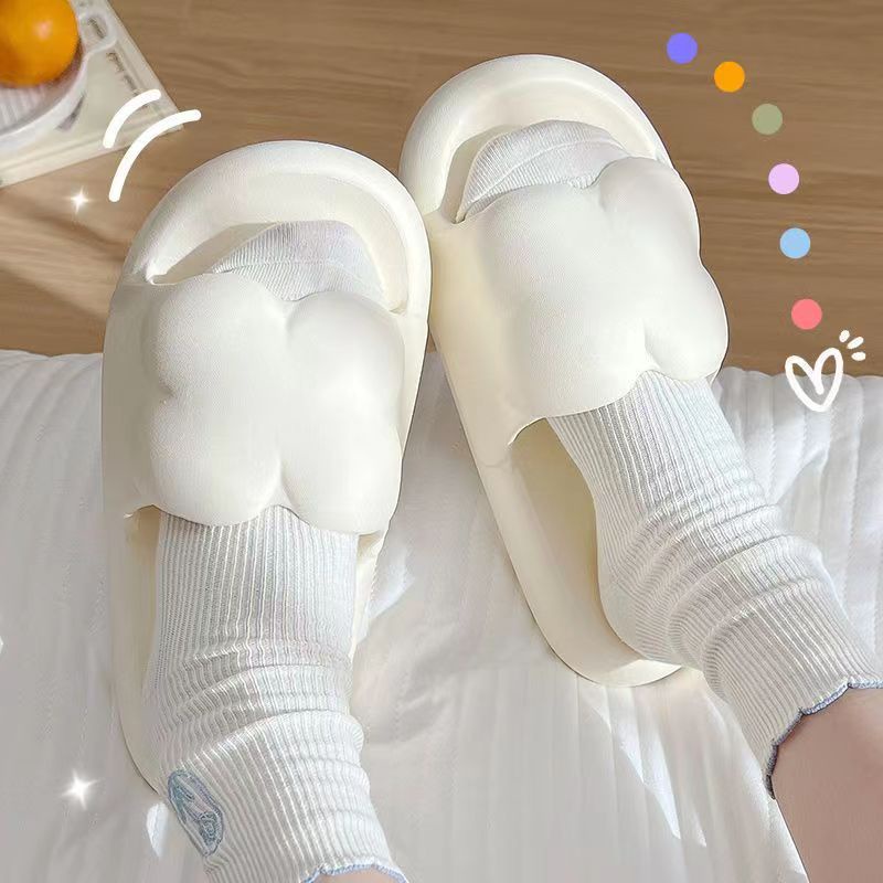 Dép Đế Dày Mềm Thoải Mái Bốn Lá Cho Nữ