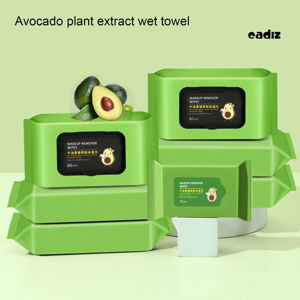 Hộp Khăn Giấy Tẩy Trang Chiết Xuất Bơ Dưỡng Ẩm Làm Sạch Sâu Sử Dụng 1 Lần Dành Cho Nữ