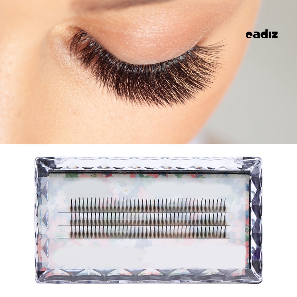 1 Hộp Lông Mi Giả Kiểu Đuôi Cá Kháng Nước Tuyệt Vời Trang Điểm Chuyên Nghiệp Cho Nữ