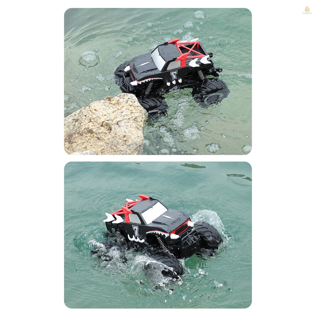 Xe Hơi Điều Khiển Từ Xa 2 Trong 1 1 / 16 2.4GHz 4WD Kèm Phụ Kiện° Đèn Xoay Tròn Trang Trí Tiệc Sinh Nhật