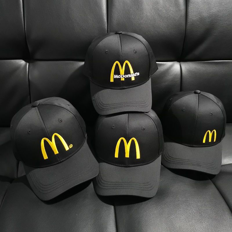 Mũ Lưỡi Trai Thêu Chữ Mcdonald 'S Waiter