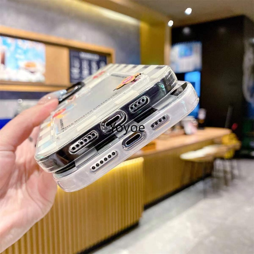 Ốp Điện Thoại Silicon Mềm Trong Suốt Chống Sốc 3 Trong 1 Cho IPhone 11 12 13 14 Pro Max X XS XR 7 8 6 Plus SE