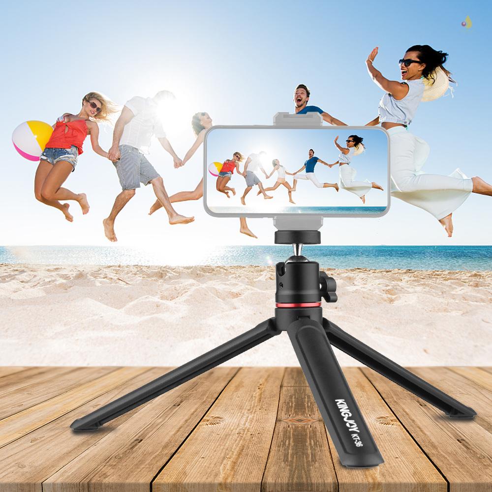 Giá Đỡ Ba Chân Mini KINGJOY KT-36 Xoay 360 Độ Tiện Dụng° Đầu Bi Xoay Kèm Vít 1 / 4 Inch Chuyên Dụng Cho Máy Ảnh / Điện Thoại Thông Minh / Máy