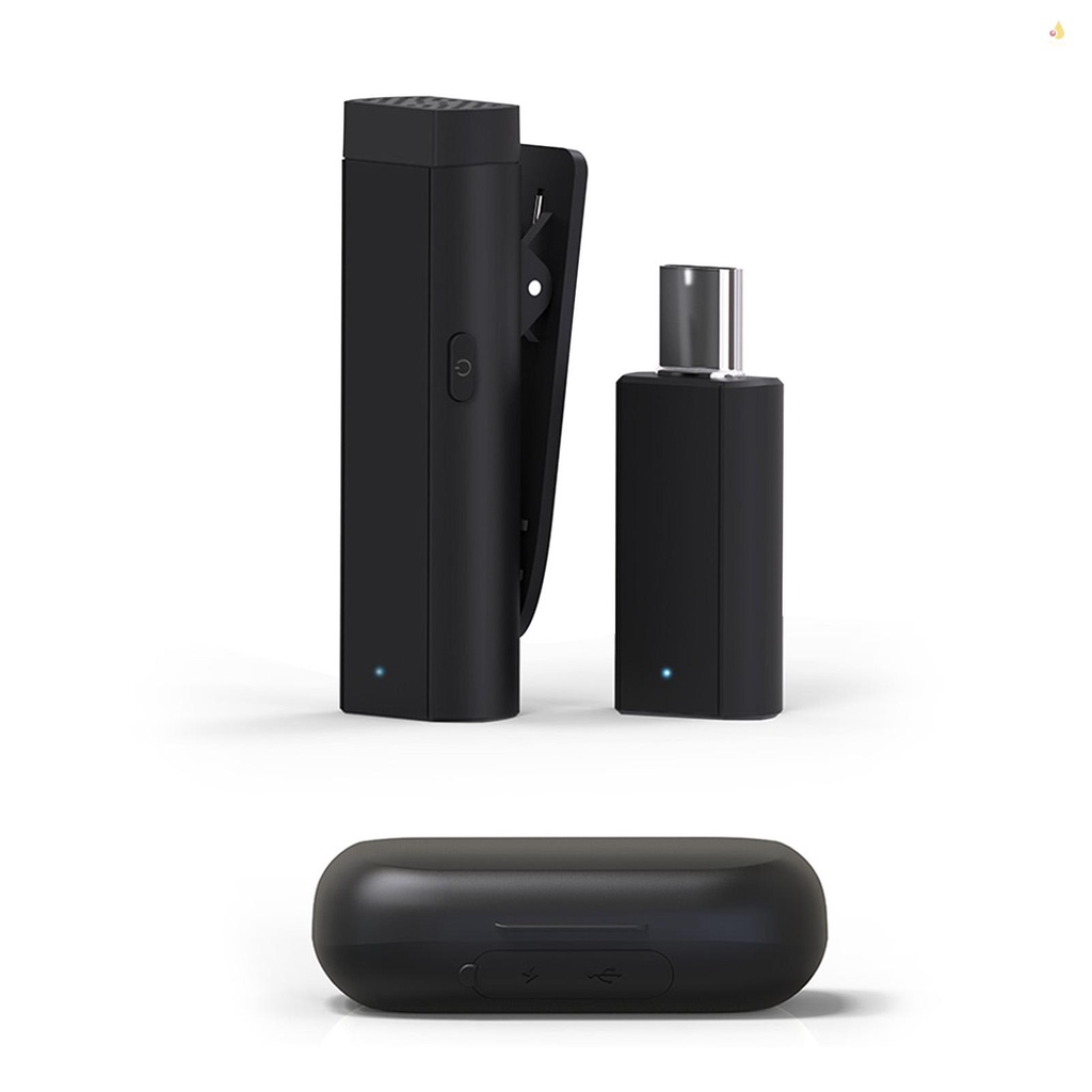 Bộ Micro Mini Đa Hướng Dạng Kẹp Loại Bỏ Tiếng Ồn Thông Minh ENC Kèm Hộp Sạc Cho Andr