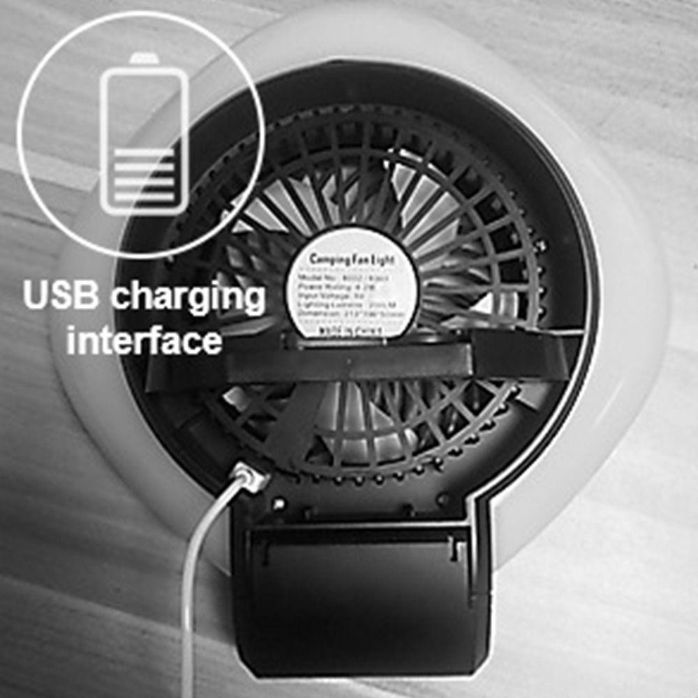 .Quạt Cắm Trại Siêu Nhẹ 6000K Tiện Dụng