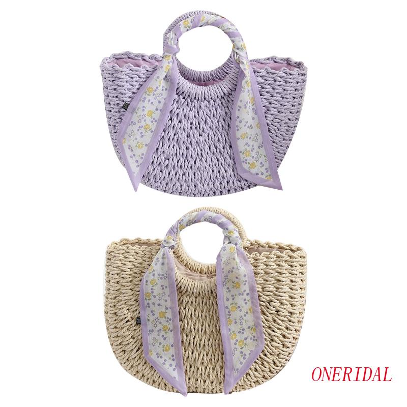 Túi Xách Đan Lát Thời Trang Hè Cho Nữ