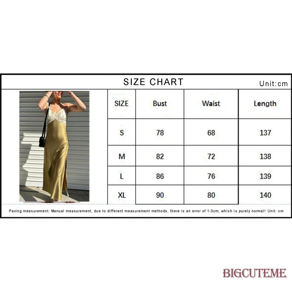 Đầm Dài Không Tay Cổ Chữ V Phối Ren Hở Lưng Thời Trang Mùa Hè Cho Nữ