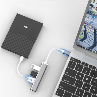 Hub Chia 4 Cổng USB 3.0 Type-C Tốc Độ Cao Cho PC / Laptop