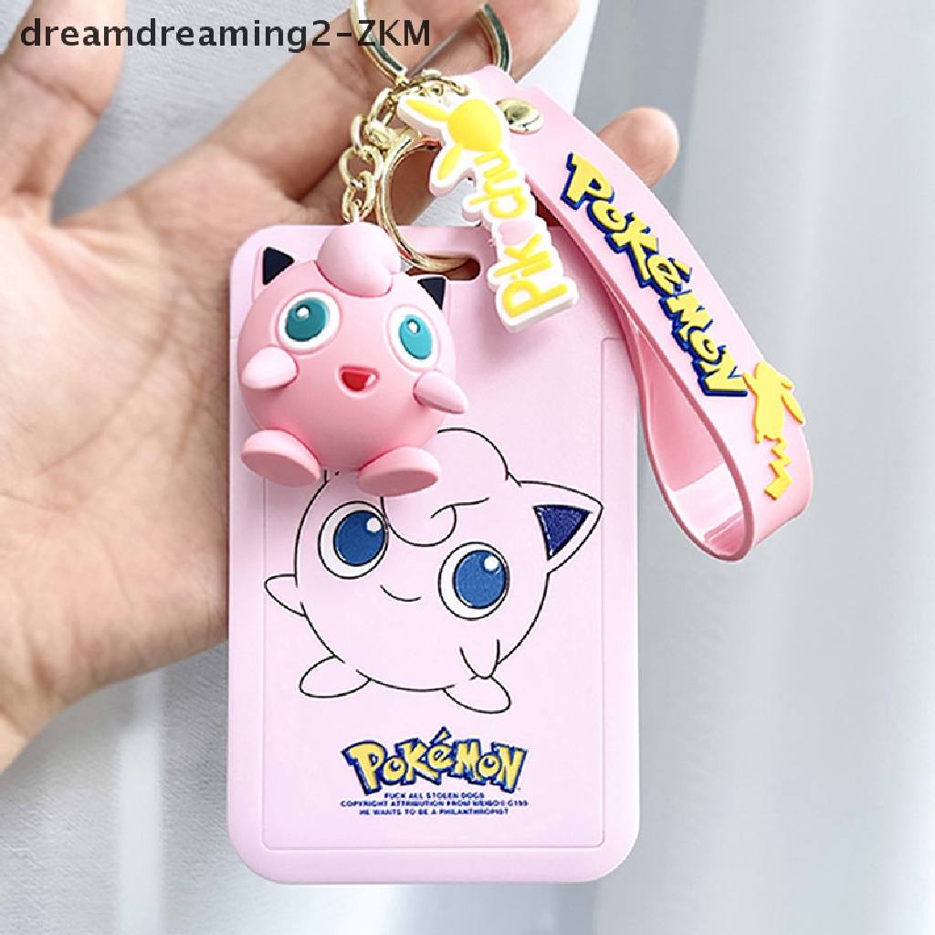 [Dreaming] Set 1 Móc Khóa / Túi Xách / Thẻ Học Sinh Hình Pikachu Hoạt Hình Đáng Yêu