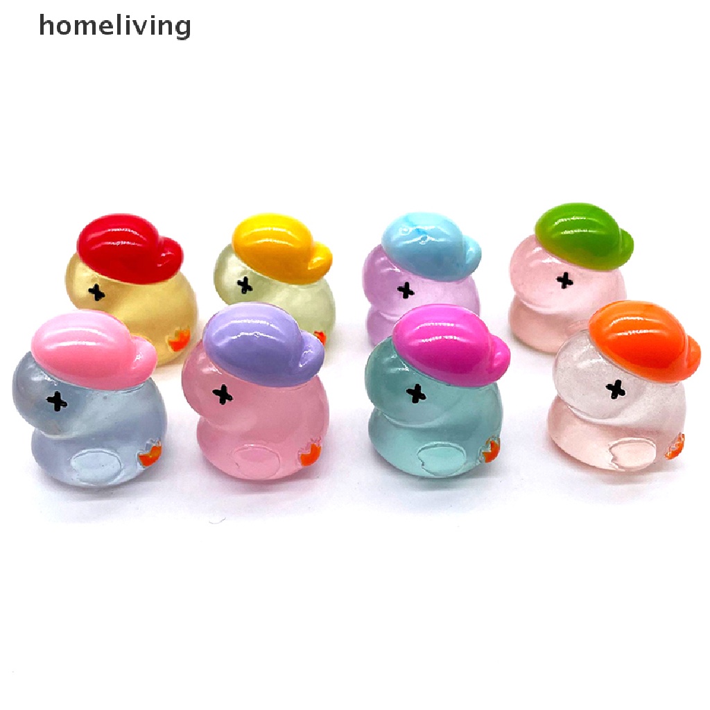 Bộ 2 Mô Hình Nhân Vật Hoạt Hình Mini Bằng Nhựa Resin Phát Quang Trang Trí Xe Hơi