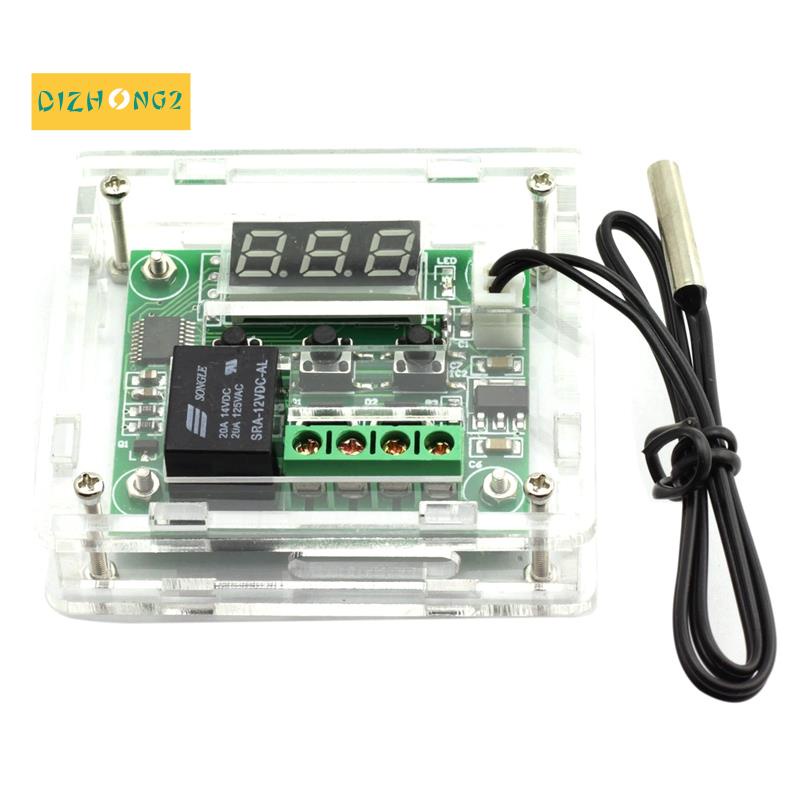 Công Tắc Điều Khiển Nhiệt Độ W1209 DC 12V Với Màn Hình LED Kỹ Thuật Số Ốp