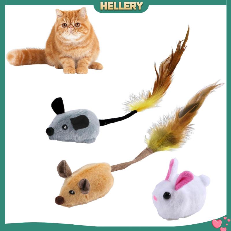Đồ Chơi Chuột Giả Phát Ra Tiếng Kêu Tương Tác Với Mèo