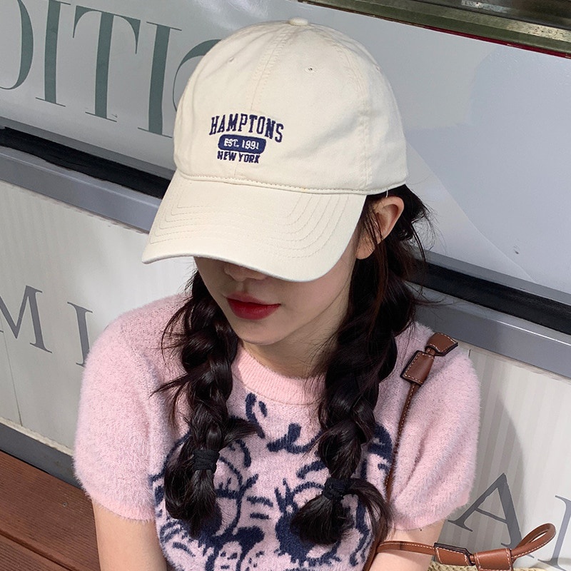 Nón Lưỡi Trai Cotton Mềm Thêu Chữ Phong Cách Thể Thao Cho Nam Nữ