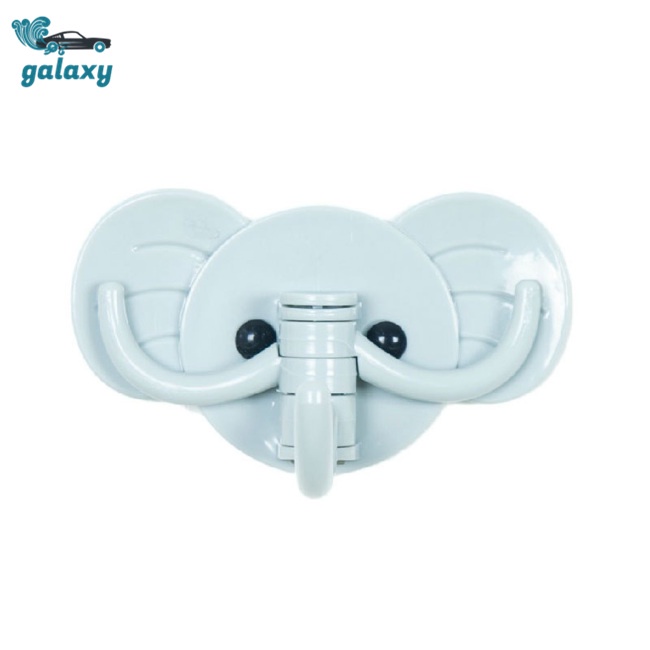 Galaxy Móc Treo Đồ Dán Tường 3 Móc Chịu Lực Tốt Hình Chú Voi Hoạt Hình Đáng Yêu