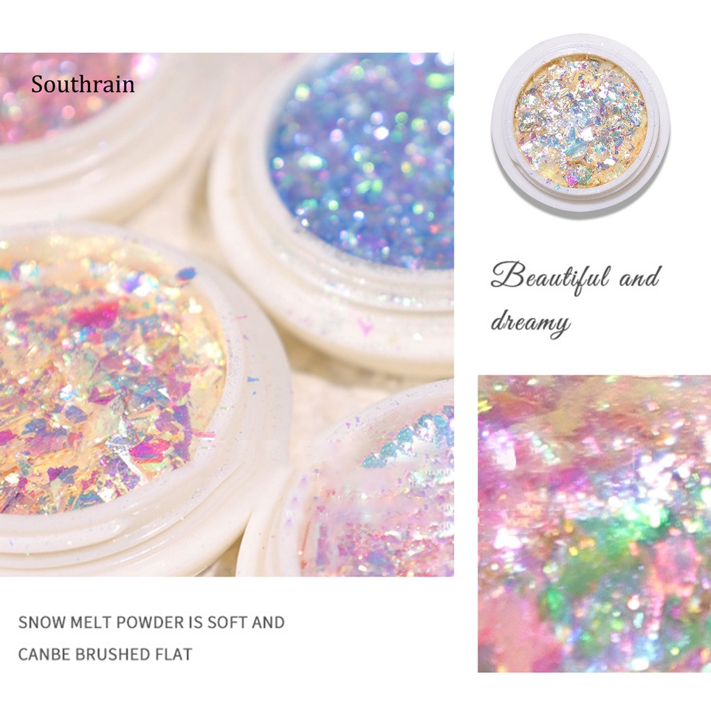 Hộp Sequin Lấp Lánh Nhiều Màu Sắc Dùng Trang Trí Móng Tay Nghệ Thuật