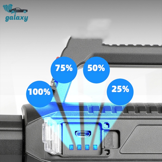 Galaxy Đèn Pin Cầm Tay Đa Năng Công Suất Cao Sạc Usb Tiện Dụng