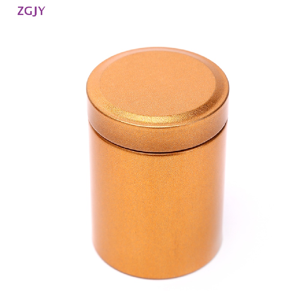 Hũ Đựng Trà Bằng Kim Loại Nhôm Chống Rỉ Kích Thước Nhỏ Gọn Tiện Dụng Mang Theo Du Lịch Mới