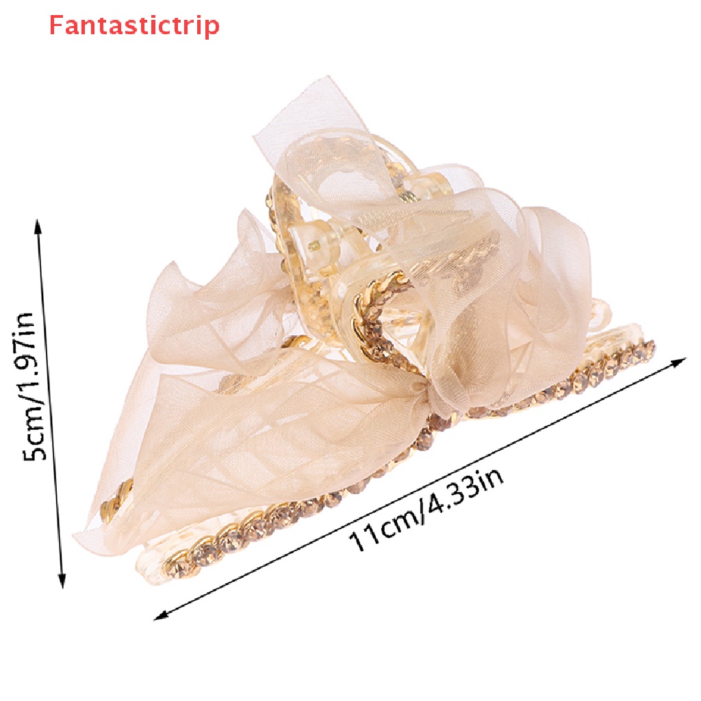 Kẹp Tóc Nơ Ruy Băng Hình Cá Mập Thanh Lịch Cho Bé Gái Mới