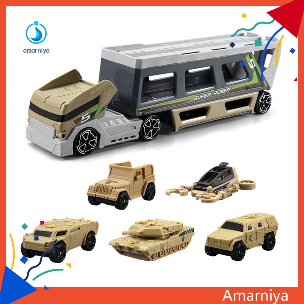 Mô Hình Xe Tải Đồ Chơi Đa Năng Cho Bé