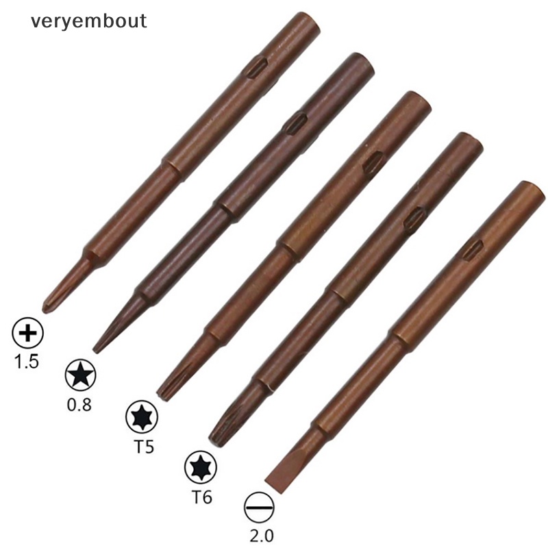 Bộ Tua Vít Sửa Chữa Đa Năng 5 Trong 1 Bằng Hợp Kim Nhôm Tiện Dụng