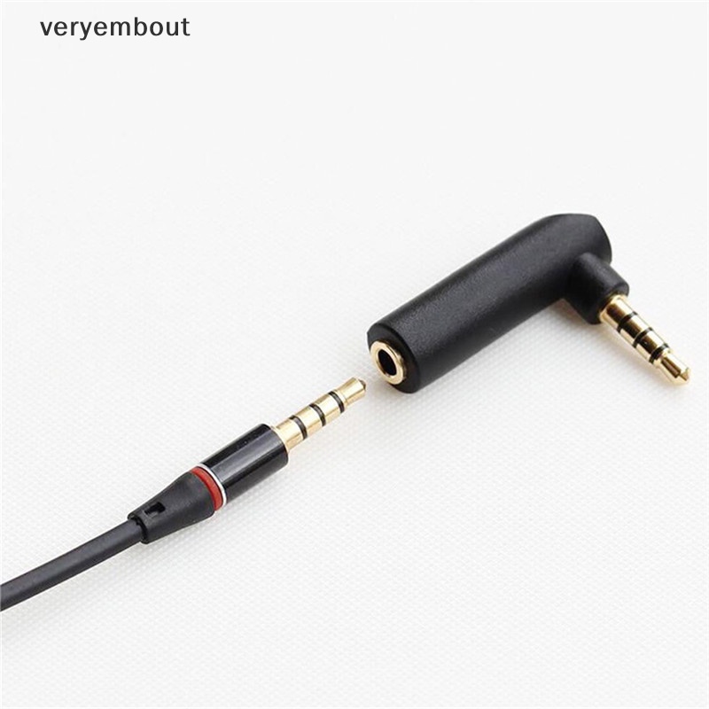 Đầu Nối Dài Chuyển Đổi Âm Thanh 90 Độ 3.5mm 3Pole Chuyên Dụng