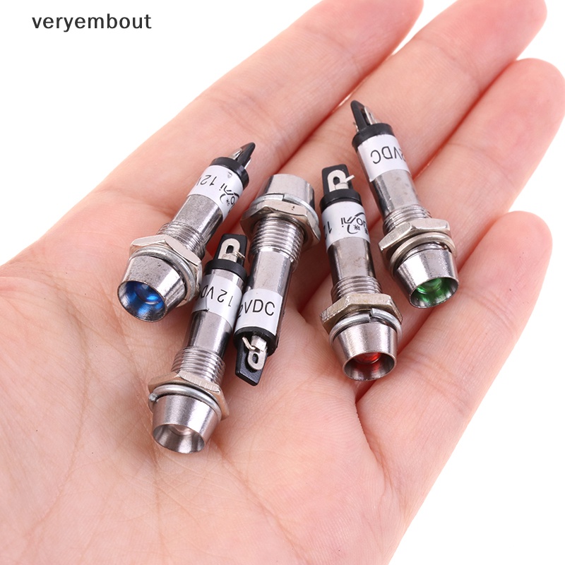 Đèn LED Cảnh Báo 12 / 220V 8mm Chuyên Dụng Cho Xe Hơi