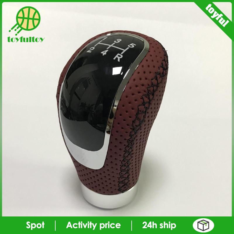 Tay Nắm Cần Số Xe Hơi 5 Tốc Độ 12X1.25 Bằng Hợp Kim Chrome Màu Đen / Đen