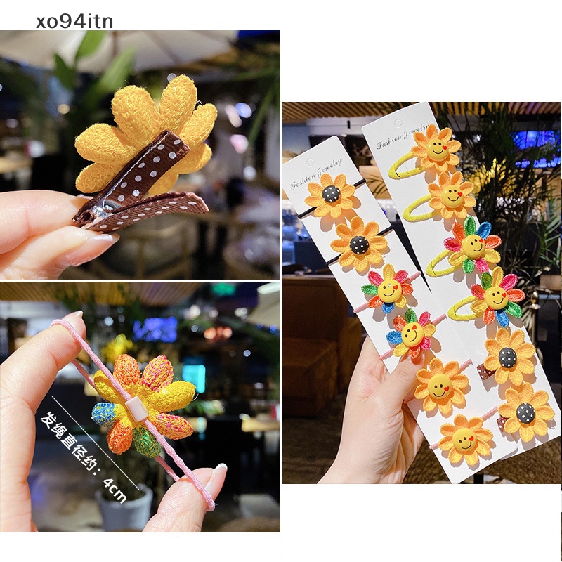 1 Dây Buộc Tóc Hình Hoa Hướng Dương Đáng Yêu Cho Bé