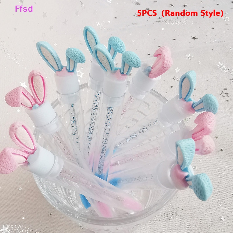 Bộ 5 Cọ Chải Lông Mi Bằng Nhựa / Nhựa Sử Dụng Một Lần Tiện Lợi