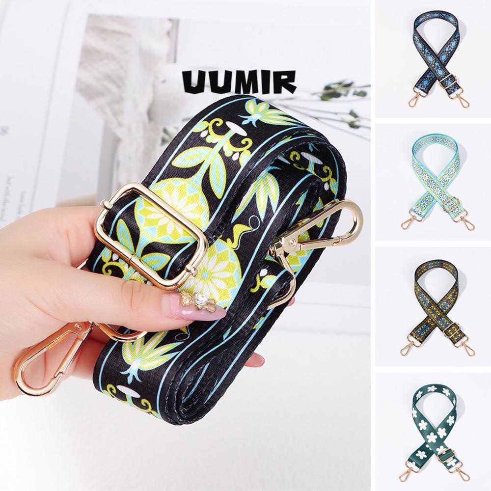 UUMIR Dây Đeo Túi Xách Bằng Nylon Đính Hoa Dễ Điều Chỉnh