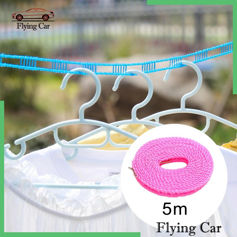 [Lzdjfmy2] Dây Phơi Quần Áo Co Giãn Di Động Cho Sân Vườn Cắm Trại RV