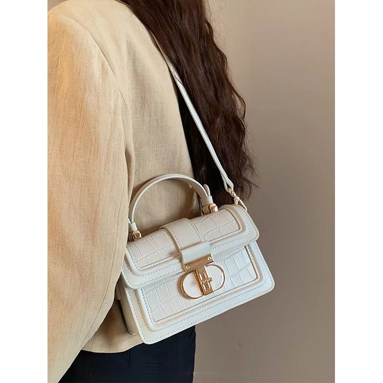 Túi Xách Da Đeo Vai Hình Vuông Cỡ Nhỏ Phong Cách Âu Mỹ Thời Trang Cho Nữ