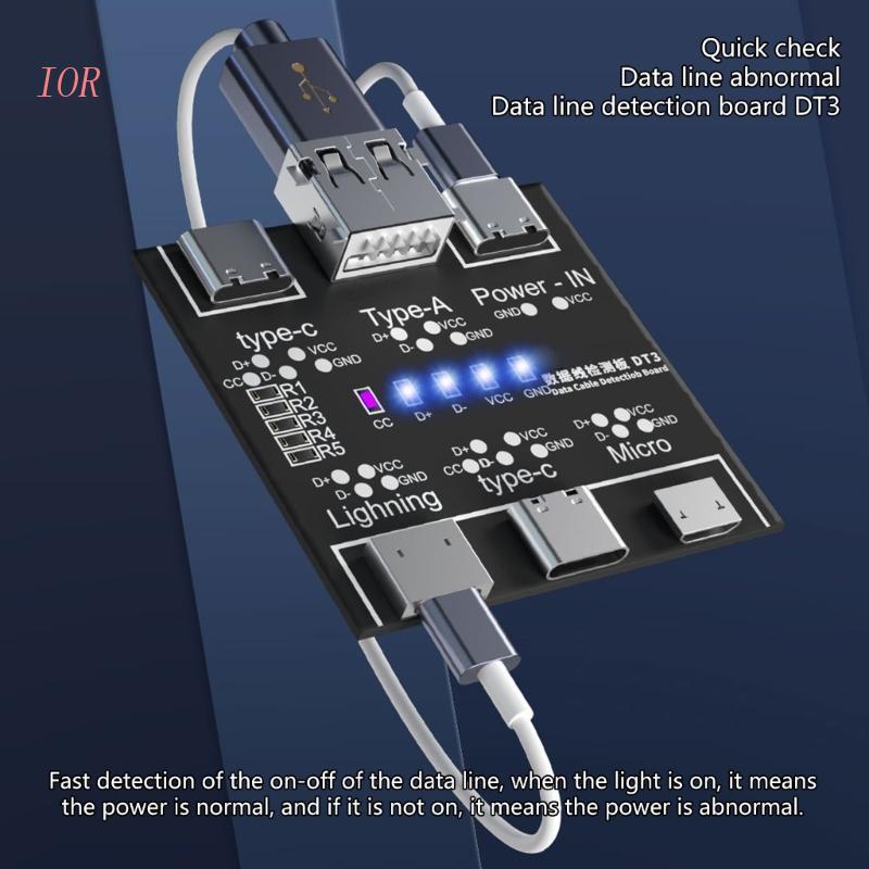 Bảng Mạch Kiểm Tra Cáp Dữ Liệu Nhanh Cổng Micro Type-C Siêu Bền
