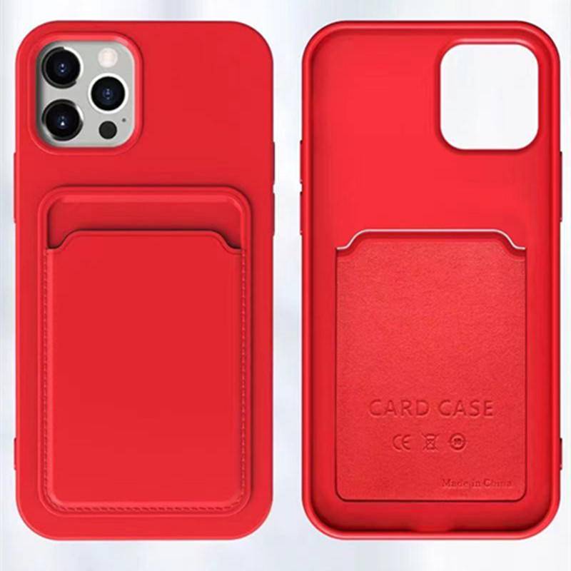 Ốp Điện Thoại TPU Mềm Dạng Ví Đựng Thẻ Chống Sốc Cho iPhone X XS MAX XR 7 8 Plus SE 2022 2020