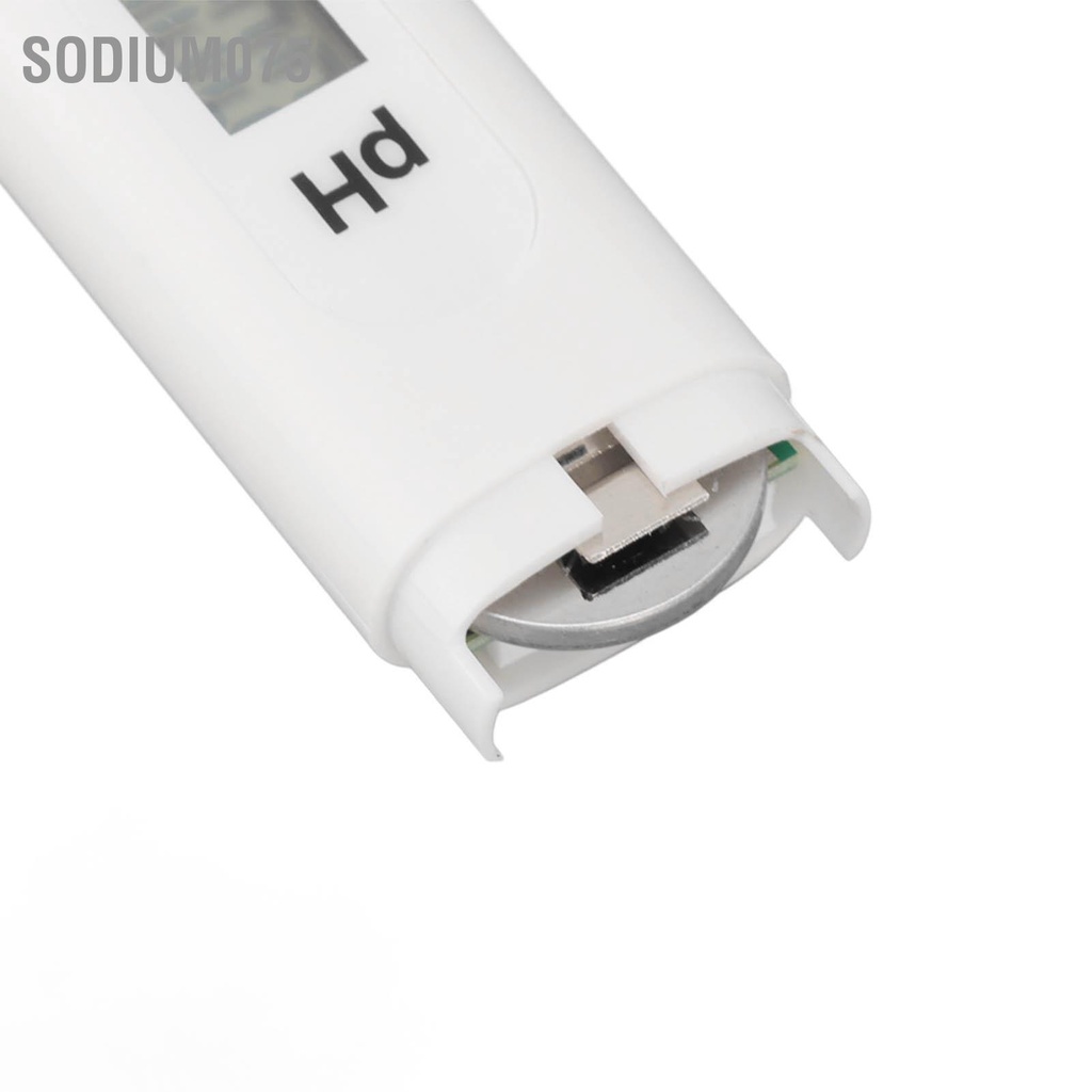 Sodium075 Máy Đo Độ PH Dò Màn Hình LCD HD Đầu Nhạy Cao Chứa Chất Lỏng Bảo Vệ Bút Thử 300MAh