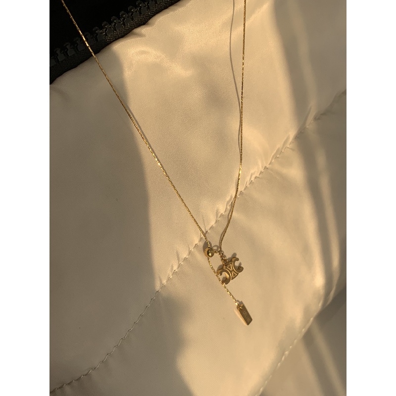Vòng cổ Titan Mạ VàNg 18K Đơn GiảN