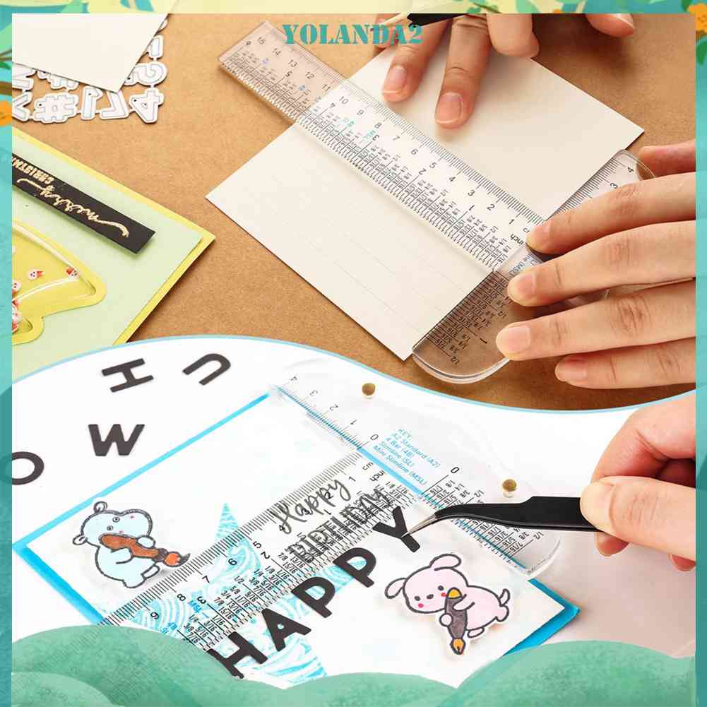 Thước Đo Hình Chữ T 6 Inch Bằng Acrylic Cao Cấp